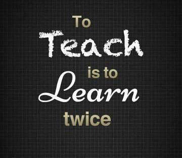 Teaching is Twice as Learning
