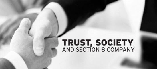 For starting a new school – Trust/Society/Section 8 Company to be set up?